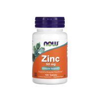 Zinc 50 mg 100 Tablets (Now Foods)