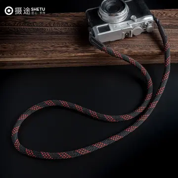 Vintage Camera Strap,Nylon Climbing Rope Camera Shoulder Neck Strap for  Micrrorless SLR DSLR Camera