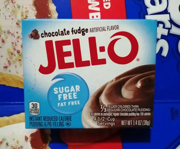 JelloO Sugar Free Chocolate Fudge Flavor Instant Pudding & Pie Filling