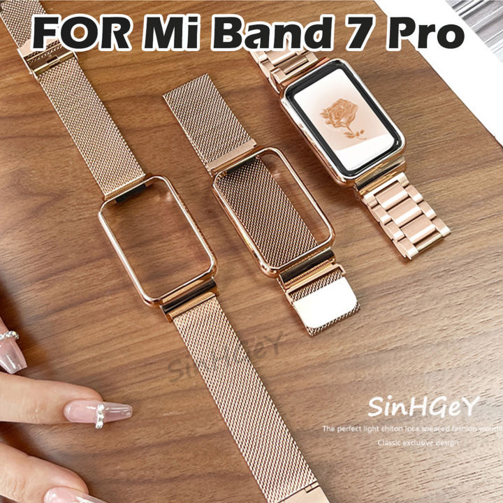 Replacement Strap For Xiaomi Mi Band 7 Pro Stainless Metal Band Wristband  7Pro