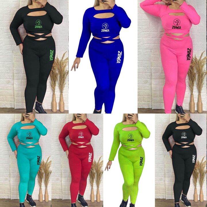 ZIA PLUS SIZE ZUMBA TERNO | Lazada PH