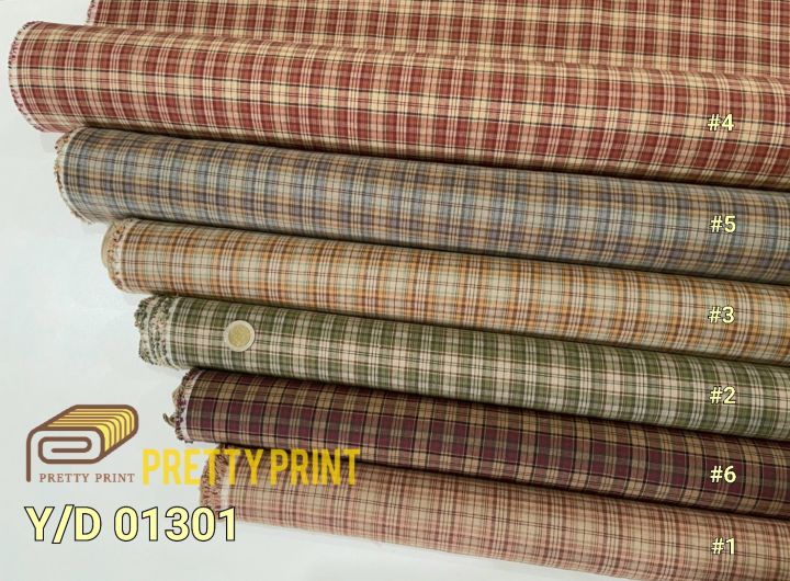 Cotton Yarn Dyed (ผ้าทอ) Y/D 01301 (ขายเป็นหลา)