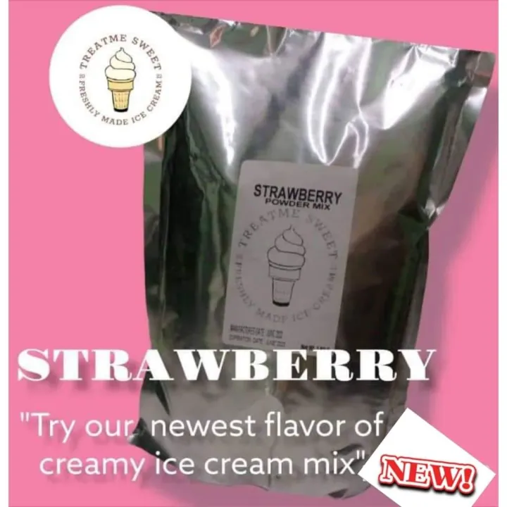 CREAMY SOFT SERVE ICE CREAM POWDER MIX(1kls) TreatMe Sweet"Freshly Made