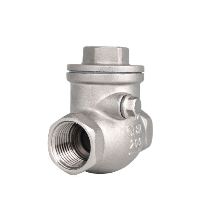 304 Stainless Steel Horizontal Water Pump Check Valve 4 Points Internal