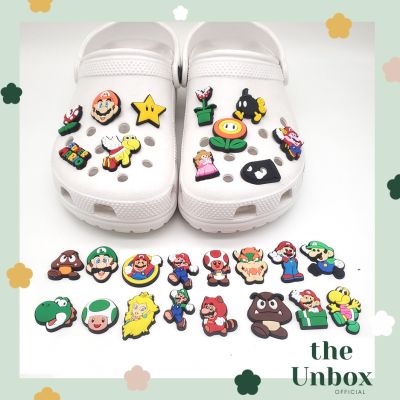 🥑The UNBOX • Crocs Jibbitz มาริโอ้ ตัวติดรองเท้า ส่งจากไทย