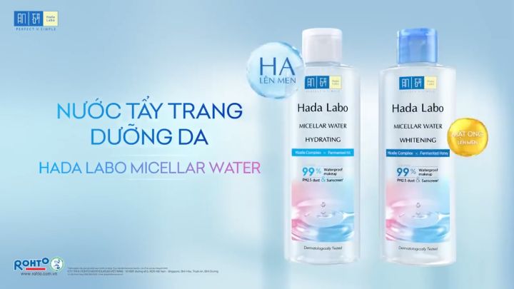 KÈM QUÀ BÔNG SILCOT] Nước tẩy trang Hadalabo Micellar  Water Whitening 240ml | Lazada.vn