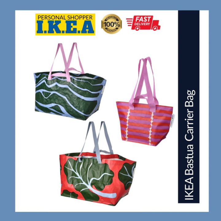 LIMITED EDITION] IKEA x Marimekko Mari Mekko Carrier Bag Bastua Beg Grocery  Reusable Shoulder Laundry Shopping With Zip | Lazada