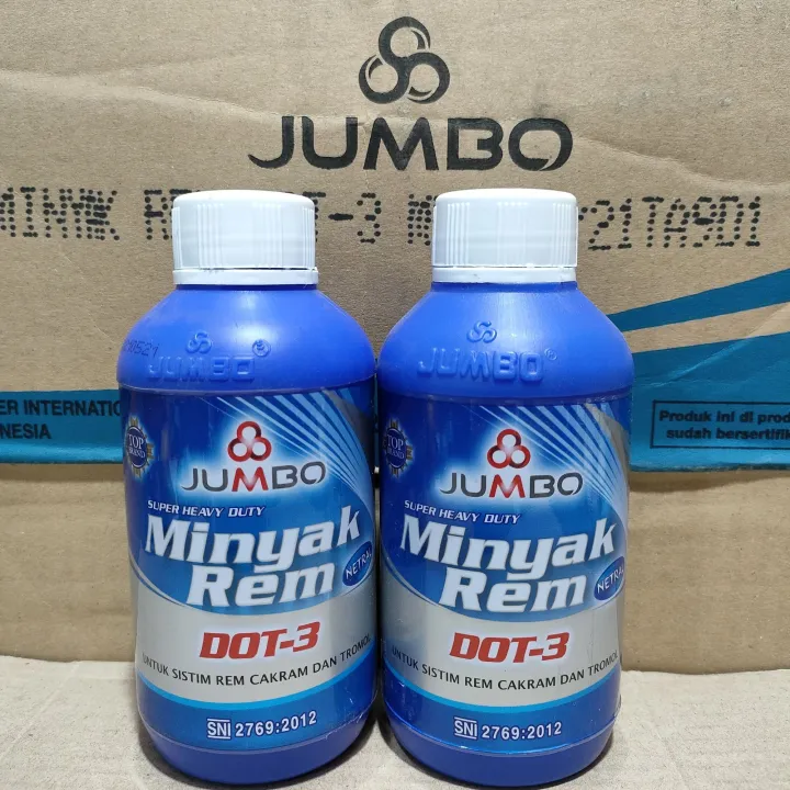 Minyak Rem JUMBO 300ml Dot 3 Warna Putih Brake Fluid Oli Rem Minyak Rem ...