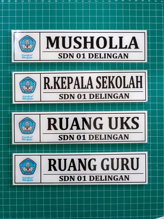 Papan Nama Ruang Petunjuk Ruangan Akrilik Custom X Cm Lazada Indonesia