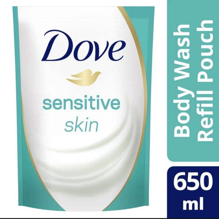 Dove Sensitive Skin Body Wash Refill Pouch 650ml (EXPIRATION 08/13