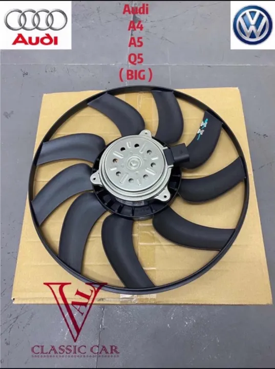 ( OEM ) AUDI A4 , A5 , Q5 FAN MOTOR WITH BLADE ( BIG ) ( 8K0 959 455G