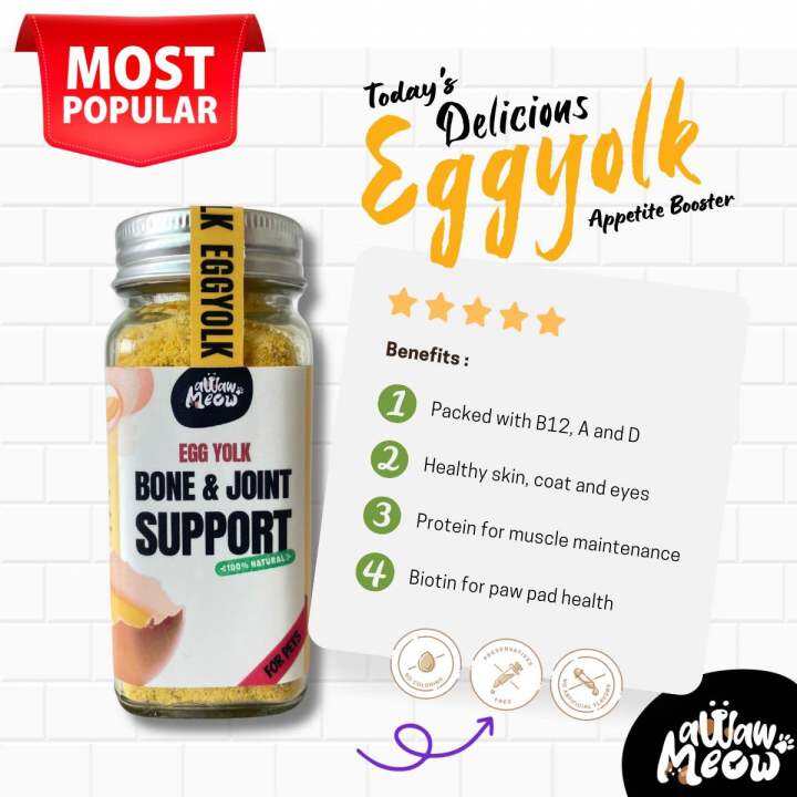 Awaw Meow 25g Appetite Booster Egg yolk/ Beef Liver/ Chicken Liver