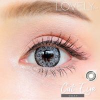 Cateye gray รุ่นตาโต ตัดขอบลายชัด