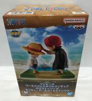 Lot.DT WCF One Piece LOG STORIES MONKEY.D.LUFFY SHANKS โมเดลวันพีช ลูฟี่ กับแชงค์