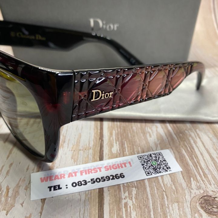 แว่น-dior-my-dior-3n-แว่นตากันแดด-ของแท้100-รับประกัน1ปี-รุ่น-edkha-logo-metalic-red-ฟ้า-christian-dior-made-in-italy