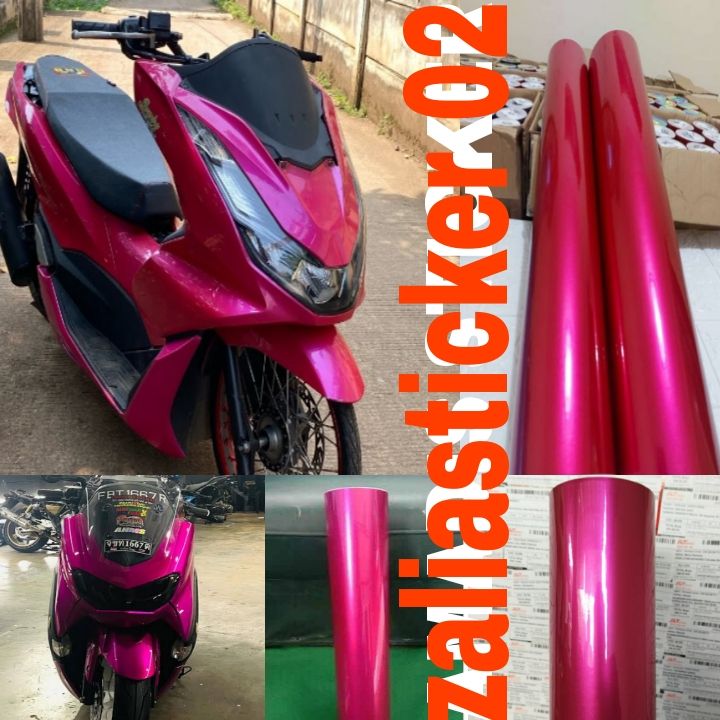 Stiker Skotlet Pink Candy Skolet Metalik Pink Cady Glossy Pink Magenta Lazada Indonesia