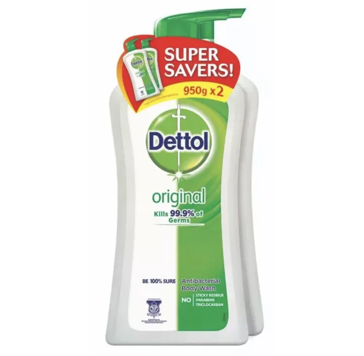 Dettol Shower Gel 950ml Pack Of 2 Original Lazada