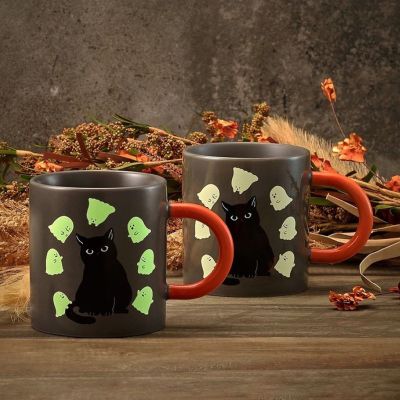 Black Cat&Ghost Mug12oz แท้💯