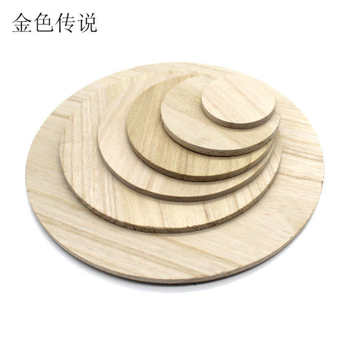 5mm round Paulownia Timber Thick Wood Board round Wood Piece DIY ...