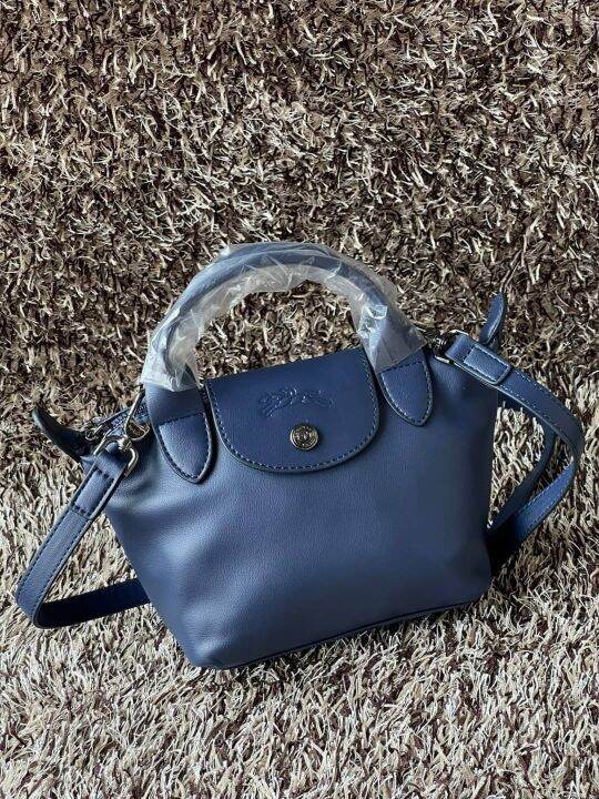 กระเป๋าสะพาย-le-pliage-cuir-top-handle-bag-xs-พร้อมส่ง-สินค้างาน-outlet