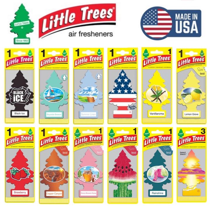 little-trees-แผ่นน้ำหอมรูปต้นไม้-ของแท้-100-little-trees-airfreshener