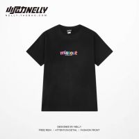 เสื้อยืดสีดำ Nelly (แบรนด์เกาหลี) ไซส์ XL (ขนาดตามแบบสีขาวค่ะ)