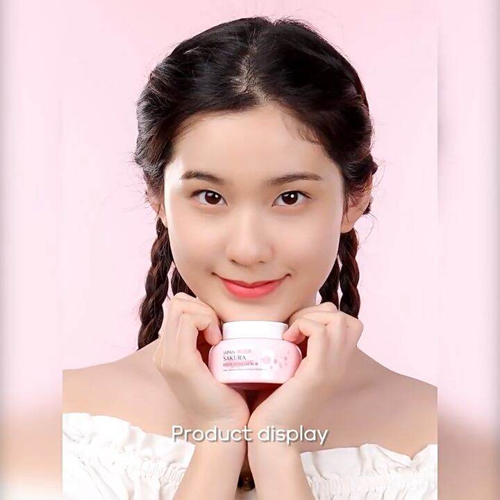 LAIKOU Japan Sakura Exfoliating Scrub Face Body Scrub Exfoliating Dead