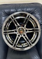 ล้อแม็ก ขอบ17 NAYA DAGGER/HEUER ?17x8.0 6x139.7 ET30 CB.106✅ สีแบล็คโครม ราคาชุด4วง แถมจุ๊บลมยาง❤️มีรับประกันนาน 365วัน?