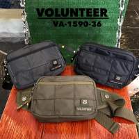 Volunteer แท้ กระเป๋าคาดเอว กระเป๋าคาดอก รหัสVA-1590-36 ผ้าร่มกันน้ำ ใส่โทรศัพท์ มือถือ กระเป๋าช ญ