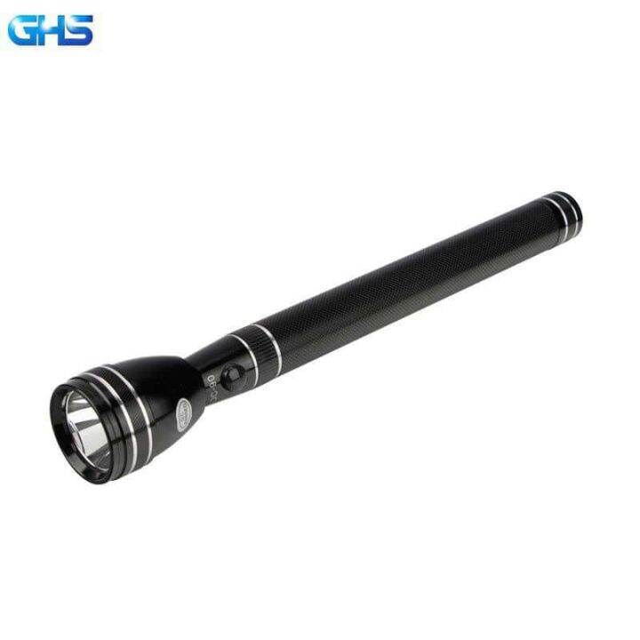 TORCH LIGHT DC-80 JAPAN LONG RANGE GHS LED RECHARGEABLE FLASH HEAVY