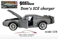 โมเดลรถเหล็ก#โมเดลรถ1:24#โมเดลรถสะสม#โมเดลรถ fast &amp; furious#โมเดลรถ Doms ICE  Charger(scale 1:24) ฿890.ของแท้  สินค้ามีในกทม.พร้อมส่ง