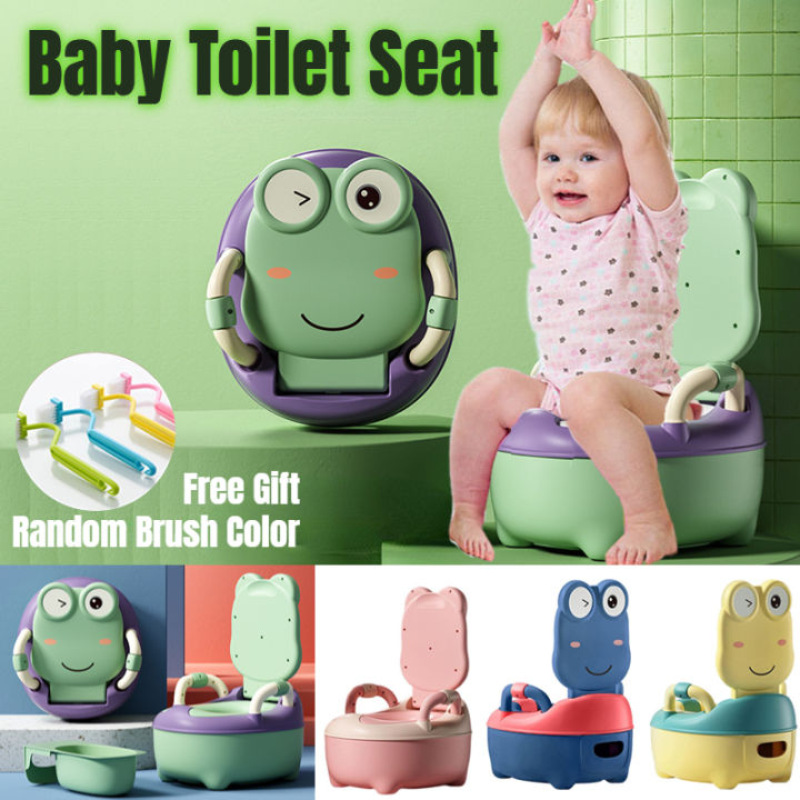 Big Baby Potty Trainging Toliet, Frog-Looking Potty Seat for Toddlers ...