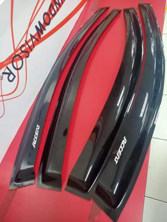 Window Sun Visor Hyundai Accent 20102017 Rain Guard Gutter 2010 2011