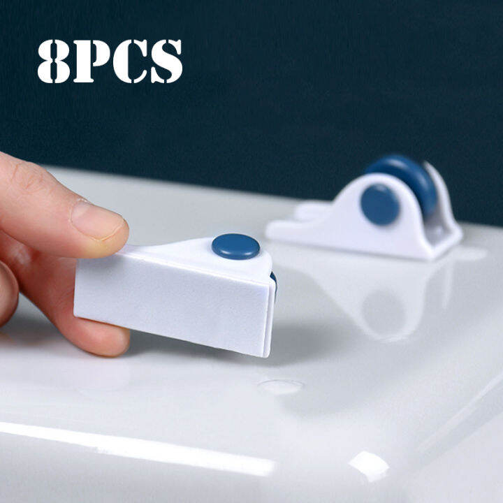 4/8pcs Stickable Wheels Household Furniture Casters Storage Box Rollers