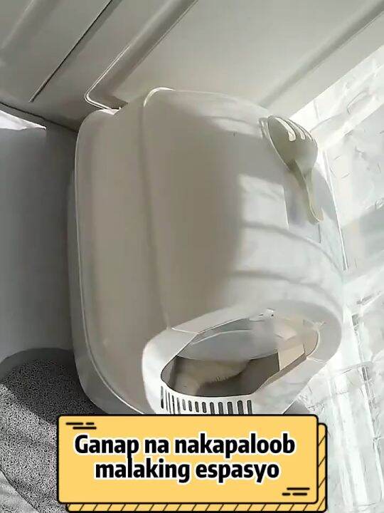 Cat Litter Box Anti Spill Enclosed Litter Box Open Deodorant Lazada PH
