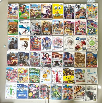 แผ่นเกมส์ Wii แท้ มือสอง (original JP) สำหรับเครื่องโซนญี่ปุ่น