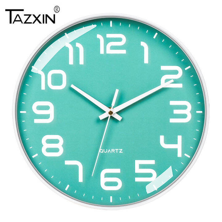 Wall Clock, Silent & Large Wall Clocks for Living RoomOfficeHomeKitchen
