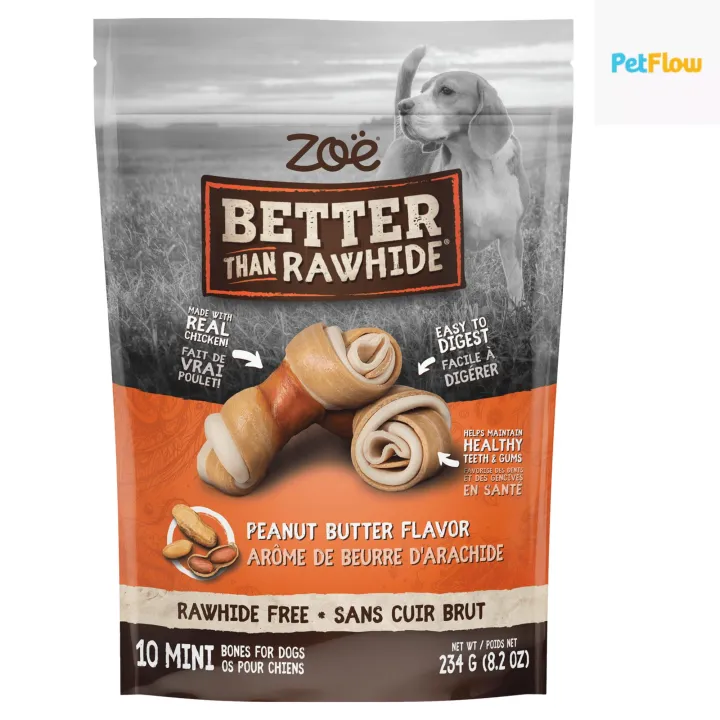 zoe better than rawhide peanut butter flavor 234g dog treats Lazada PH