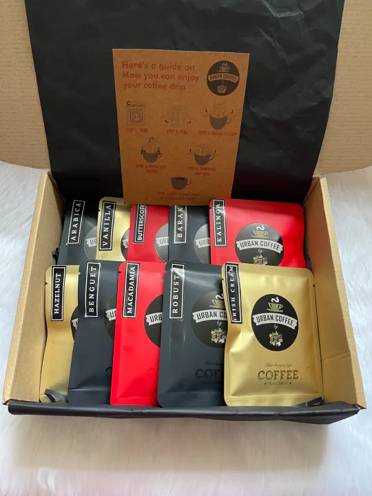 Coffee Drip Set 10pcs Assorted Flavor Lazada PH