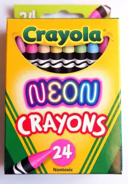 Crayola Crayons, Neon - 24 crayons