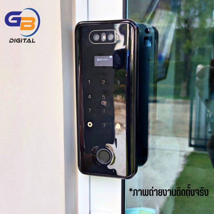 digital-door-lock-รุ่นf09-สแกนหน้า-พร้อมติดตั้ง-บานเลื่อน-บานผลัก