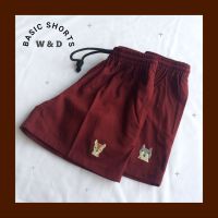 Windup dolls - กางเกงขาสั้นเอวยาง Basic shorts (Wolf)