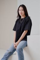 Basic Oversize tee in black