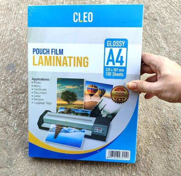 Plastik Laminating A4 Eprint Cleo Harga 1 Pack / 100 Lembar Lazada