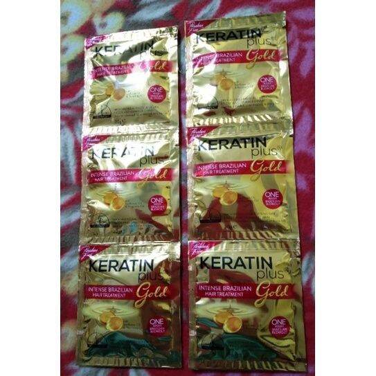 KERATIN PLUS GOLD 20GRAMS (6PCS SACHET) Lazada PH