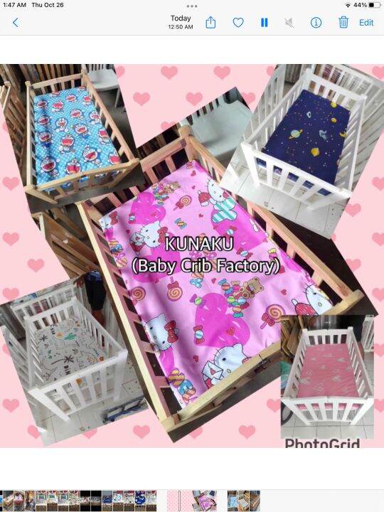 ADJUSTABLE CRIB SET WITH URATEX FOAM Lazada PH