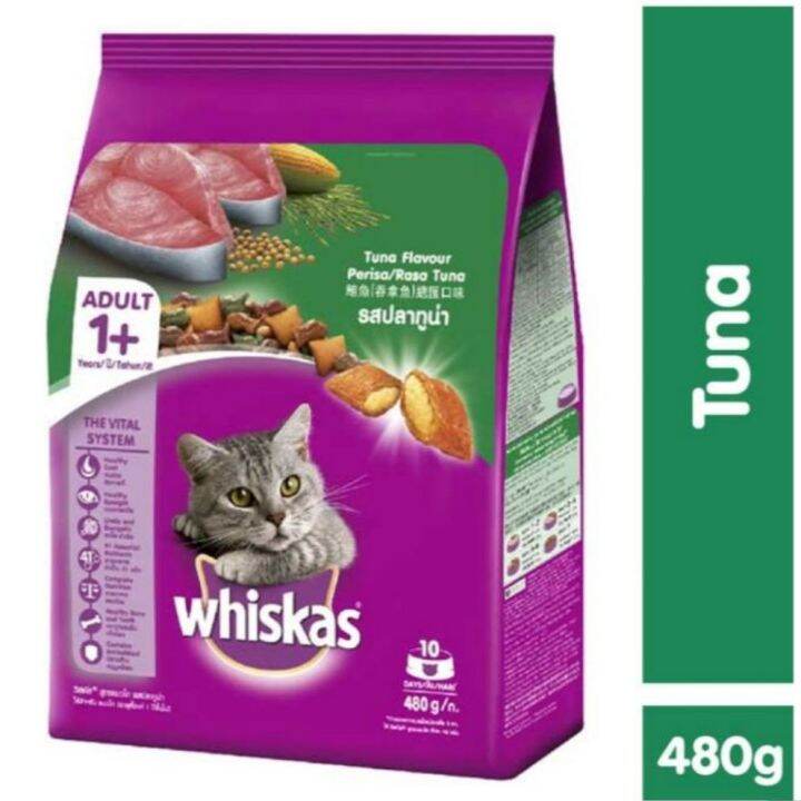 whiskas Makanan Kucing Kering Tuna 480 g Lazada Indonesia