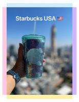 Starbucks USA ?? bling light purple collection สตาร์บัคส์ แก้วหนามอเมริกา ของแท้ ?