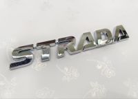 โลโก้  STRADA  สำหรับติดท้ายรถ MITSUBISHI