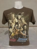 เสื้อวินเทจ เสื้อสะสม เสื้อมวยปล้ำ WWE ผ้า cotton 100% มือสองของแท้ made in USA size L อก 19 ยาว 26